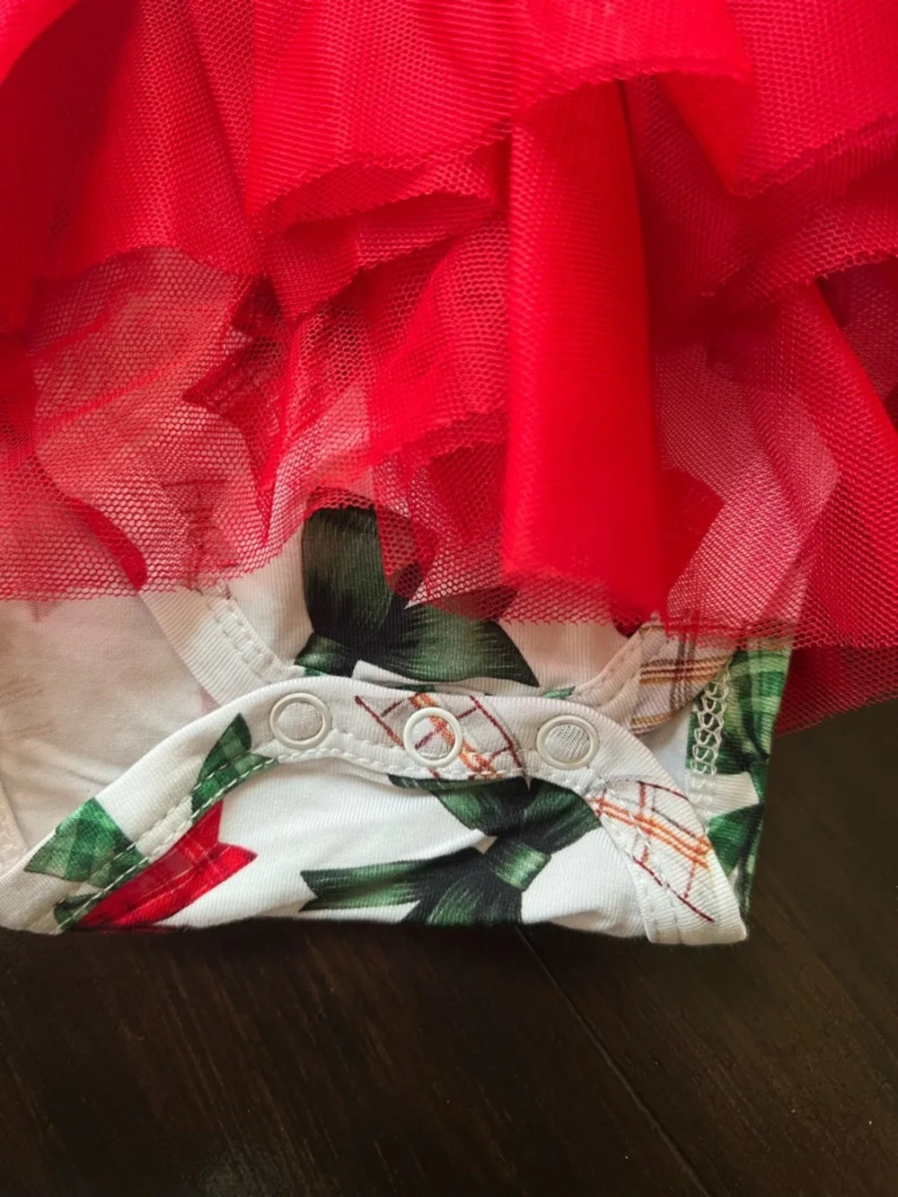 New - Posh Peanut Bamboo Christmas Bow Tutu Bodysuit Dress